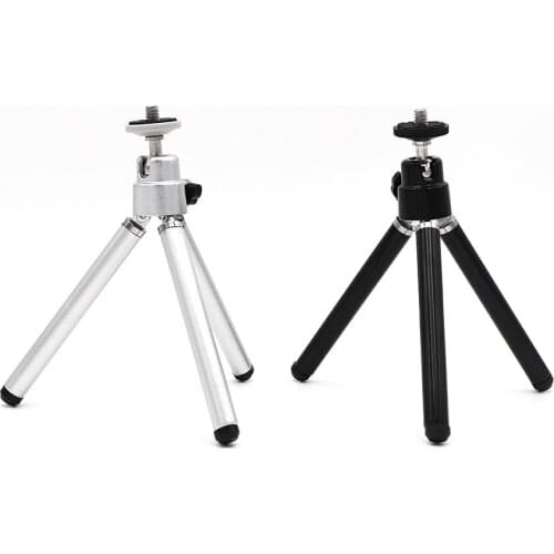 Alloy Mini Flexible Tripod 2 Section Stand Holder for Projector Camera Aluminum Desktop Tripod for xiaomi Mobile Phone