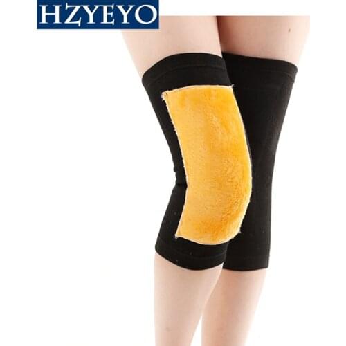 HZYEYO Knee Pads 1 Pair Unisex Adult Fitness Training Knee Pads Plush Filling Warm Comfortable Knee Support for Gym,H-1026