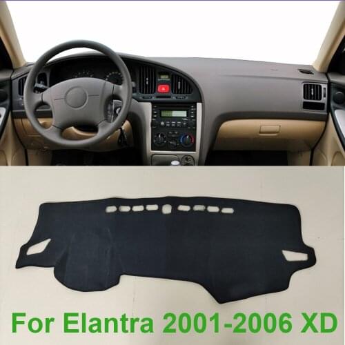 Car Dashboard Cover Dash Mat For Elantra 2001-2006 XD Sun Shade Pad Instrument Platform Carpet Dashmat Mats
