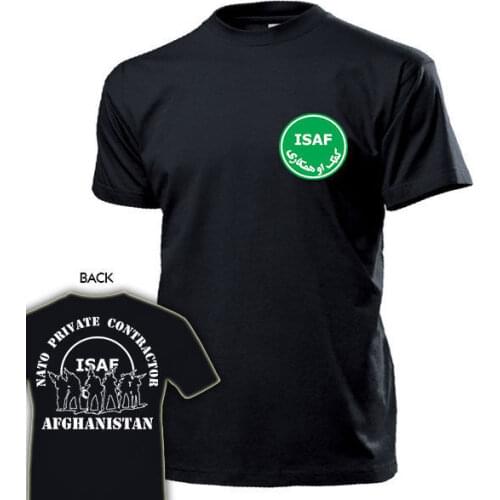 2019 Hot sale Fashion T shirt Afghanistan ISAF Auslandseinsatz Soldner Bundeswehr Kabul BW Tee shirt