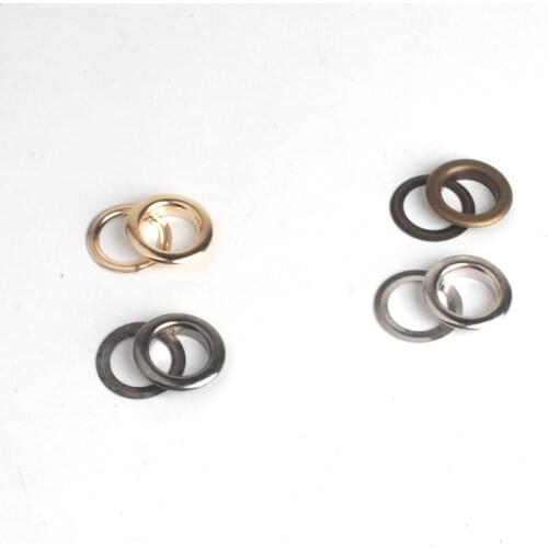 1000set 14MM rose gold rimless COPPER eyelets buttons clothes accessory handbag findings