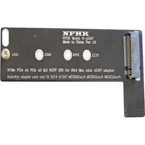 NVMe PCIe M.2 NGFF SSD for late 2014 mini A1347 hard drive cable