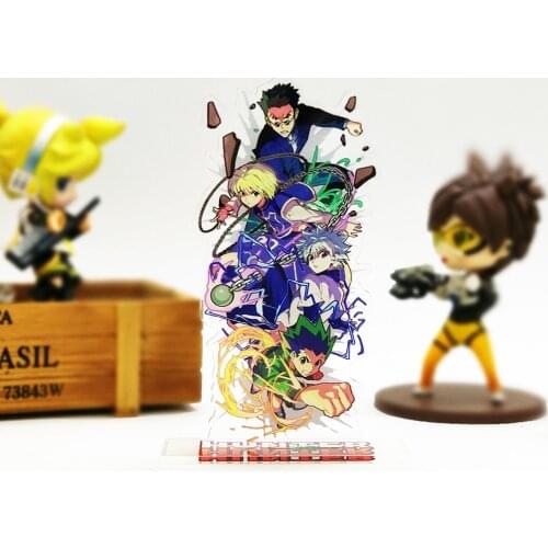 HUNTER HUNTER Gon Killua Kurapika Leorio #B acrylic stand figure model double-side plate holder cake topper anime cool games