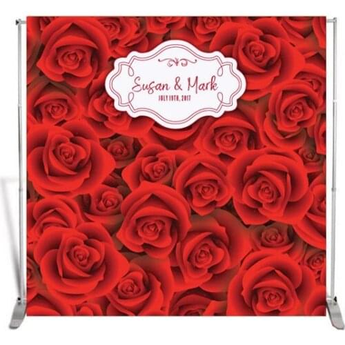 Custom Red ROSES Flower Birthday Anniversary background High quality Computer print wedding photo backdrop