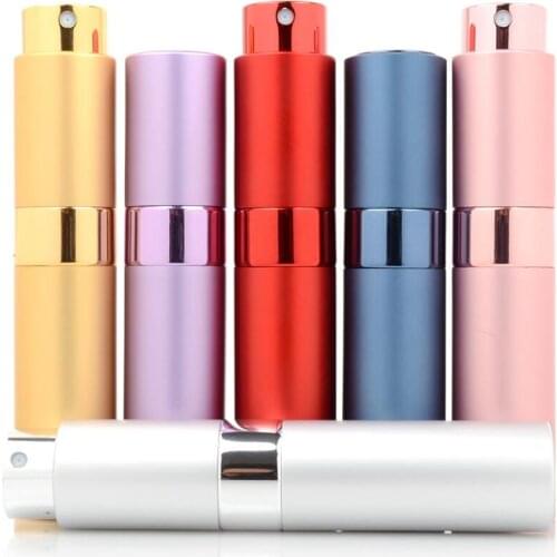 New 10ml Travel Perfume Bottle Atomizer Parfum Bottles For Spray Scent Pump Case Portable Cosmetic Containers LX9017