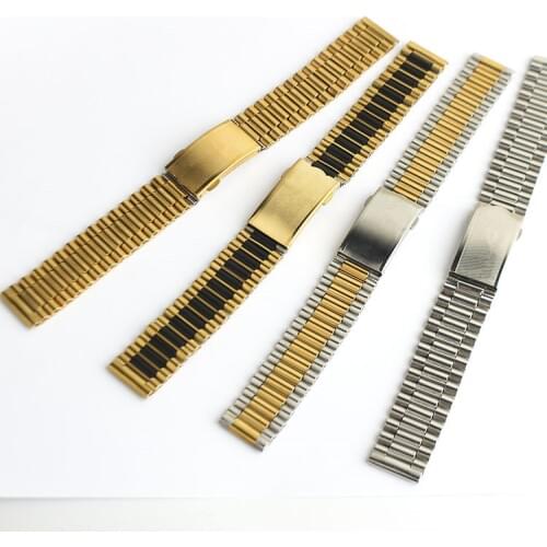 Watchband Silver Godlden stainless steel 18mm belt for RADO MENS WRIST WATCH SL11