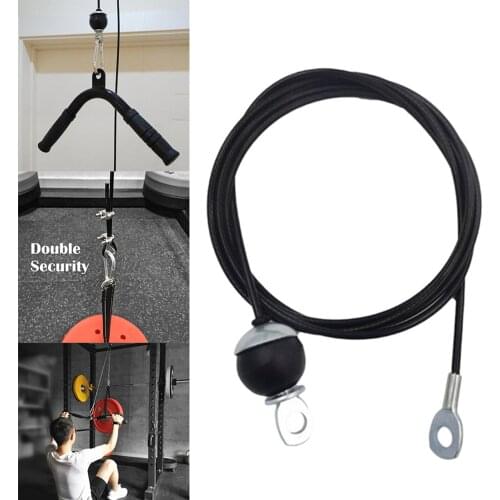 Heavy Duty Fitness DIY Pulley Cable Triceps Shoulder Strength Training Home