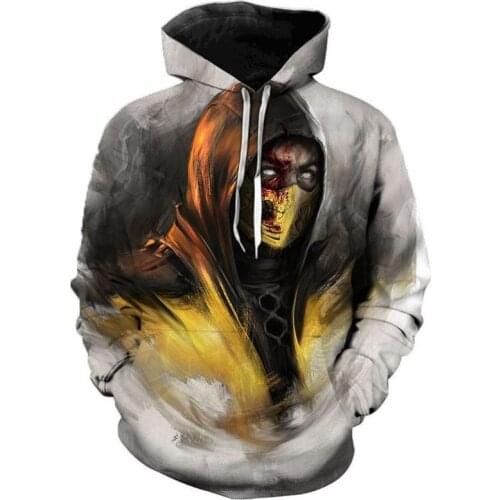 Game Mortal Kombat 11 3D Printed Hoodies Men / Women Personality Sweatshirts Cosplay Streetwear Teens Fashion Coat 2XS-5XL