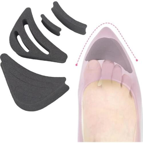 1 Pair Forefoot Insert Pad For Women High heels Toe Plug Half Sponge Shoes Cushion Feet Filler Insoles Adjustment Pads