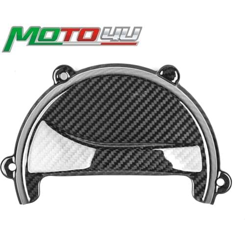 Full Carbon Fiber Engine Cover Protection Twill Weave Motorcycle Parts For Ducati Panigale V4 2018 2019 2020 2018