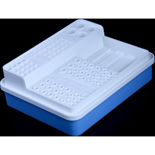 1 pc Dental tools Endo Storage & Disinfection Box Case for Endo Burs Files Instrument