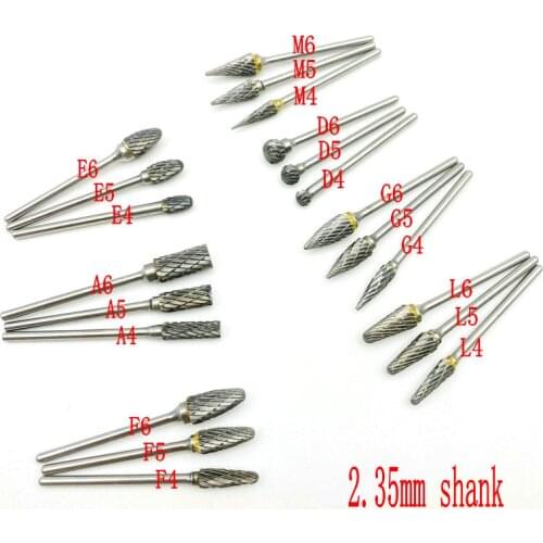 1pc Tungsten Steel Carbide Bur Cutter Rotary Tool Burr Double Diamond Cut Rotary Dental Polishing Tools
