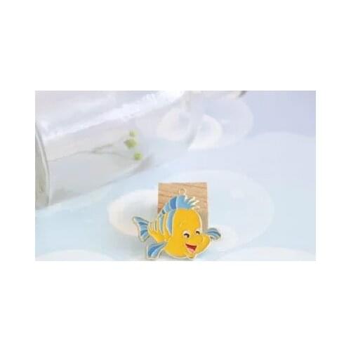 10pcs/pack Fish Metal Charms Earring Keychain Necklace Pendant Jewlery Findings Bulk Items Wholesale