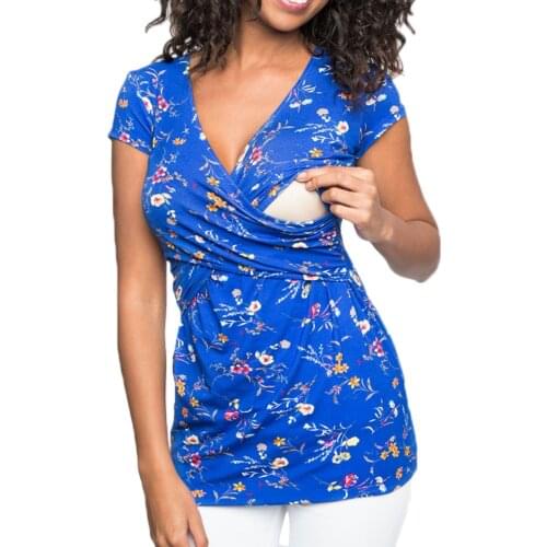 2019 pregnancy shirt Casual Women Long Sleeve Maternity Tops Breastfeeding Tops Ladies T-Shirt nursing tops Q0812