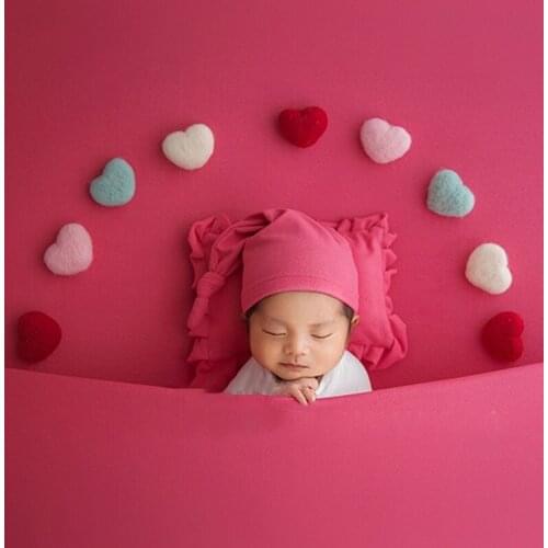 7/10Pcs DIY Handmade Baby Wool Felt Rainbow Stars Love Heart Home Party Decor Q1FE