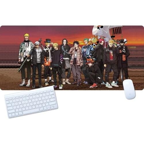 Anime ONE PIECE Roronoa Zoro Mouse Pad Gaming Mat Computer Desk Padmouse Keyboard Mouse Accessories Rubber Pad Christmas Gift