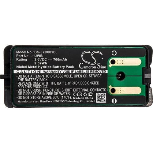 Cameron Sino 700mAh Battery UWB for JAY A001,Remote Control ECU, Remote Industrial HF Standard