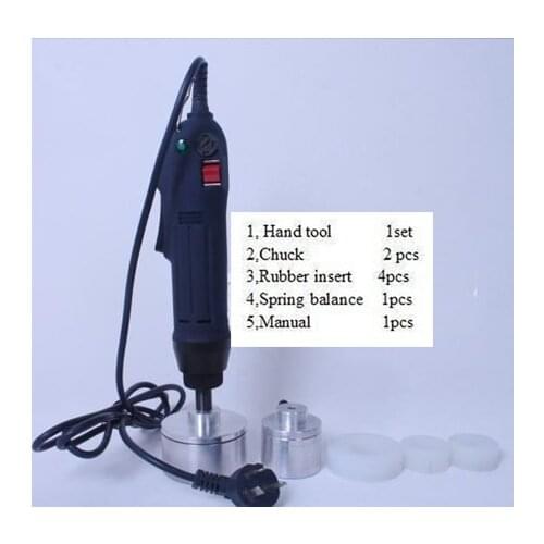FREE SHIPPING Electric Capping Machine for screw cap, screw capping machine,Electric handheld lid tightener