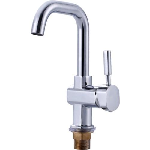 Free shipping Lowest price brass kitchen sink faucet with 360 rotation hot cold kitchen sink water faucet