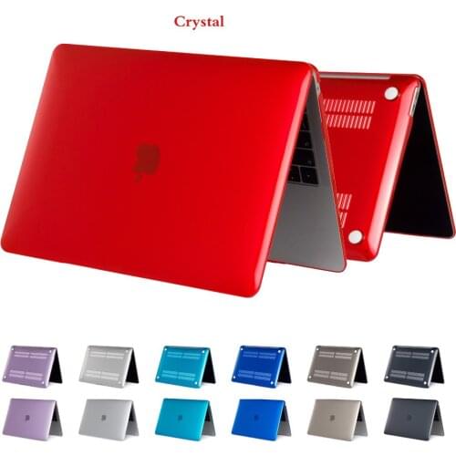 Crystal/Matte Hard Laptop Case For APPle MacBook Air Retina Pro 13 inch with Touch Bar 2017 2018 Cover for New Pro Air 13 A1932