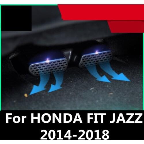 For HONDA FIT JAZZ 2014-2018 Under Seat Air Vent Outlet Conditioning Protective Cover Interior decoration Auto Accessories