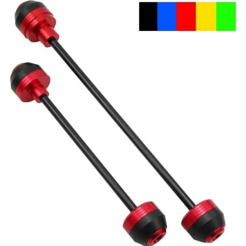 For SUZUKI GSXR GSX-R 600 750 2011 2012 2013 2014 Front Rear Wheel Slider Fork Axle Crash Protector Swing Arm Pad Guard Aluminum