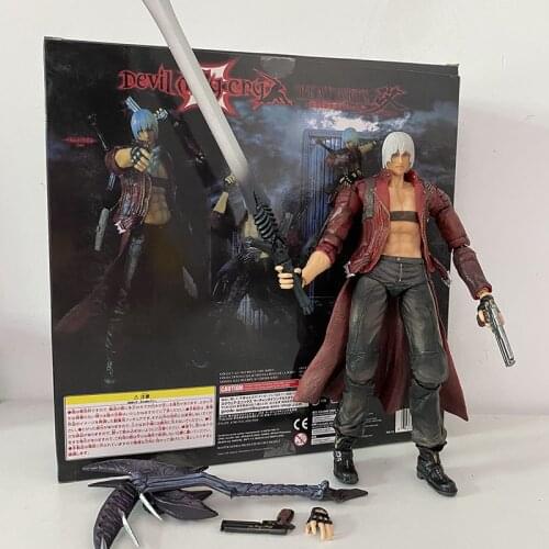 Play Arts Kai Cloud J Devil May-Cry Figure Dante Action Figure Model Toy Doll Gift Boy 12 inch