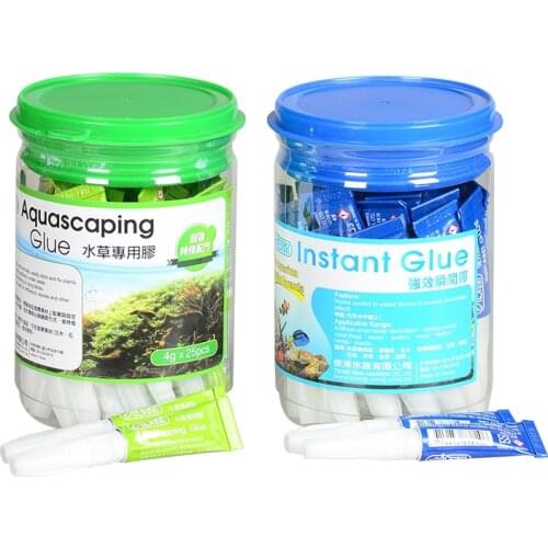 Ista Instant Glue Aquascaping Glue Aquatic Plant Dead-wood Moss Sea Coral Fresh Stone Tank Aquarium Can Use In Water or Not