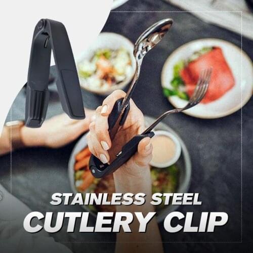 Multifunction Stainless Steel Cutlery Clip Any Food Tongs Barbecue Tongs Bread Clamp Cake Clip Self-service Tongs Kitchen Tools