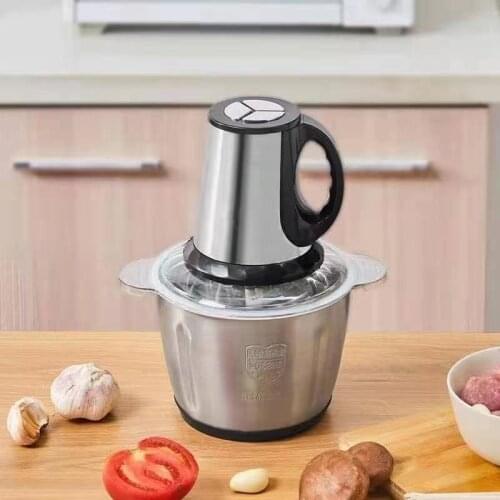 2L/3L Powerful Meat Grinder Spice Garlic Vegetable Chopper Electric Automatic Mincing Machine Household Grinder Food Processor