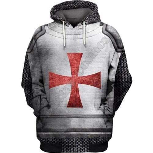 Knight Templar 3D Printed Hoodies Fashion Pullover Men For Women Sweatshirts Hip Hop Sweater Cosplay Apparel Drop Shipping 04