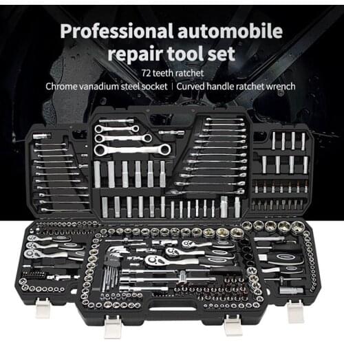 46/53PCS Professional Automobile Repair Tool Set Multifunctional Hand Tool Chromes Vanadium Steel Repairing Tool for Car Tool