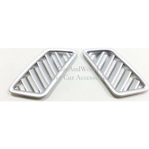For Mitsubishi Eclipse Cross 2018 2019 Front Small Air Conditioning Vent Outlet Cover Trims ABS Chrome Car-Styling Accessories