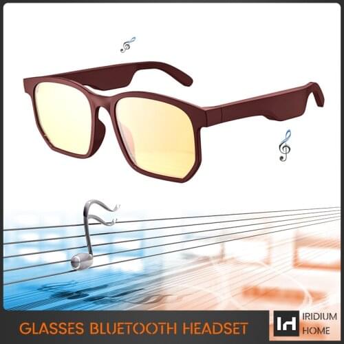 New Smart Wireless Bluetooth 5.0 Headset Music Glasses Outdoor Cycling Sunglasses Headphones Sports Earphones Built-in Speaker