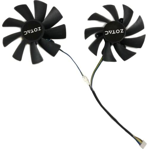 GAA8S2U+GA91S2U GPU Cooler Alternative Graphics Card Fan For ZOTAC GeForce GTX 1070 Ti Mini GTX1080Ti-11GD5X Mini Cards Cooling