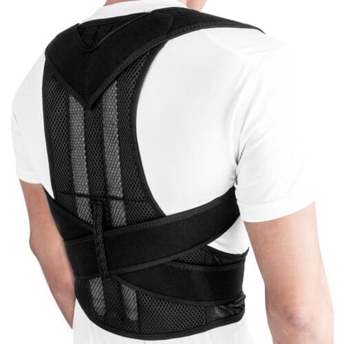 Shoulder Support Adjustable Back Pain Support Posture Corrector Brace Belt Medical Clavicle Corset Spine Lumbar Orthopedic Brace
