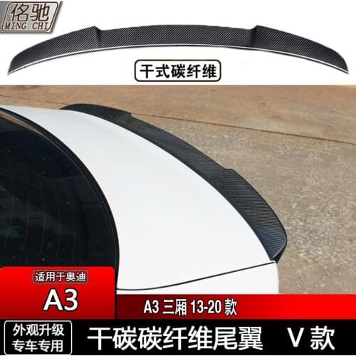 Suitable For Audi A3 A4l A6l A5 Two Four Door Modified Dry Carbon Fiber M4 Pressure Tail