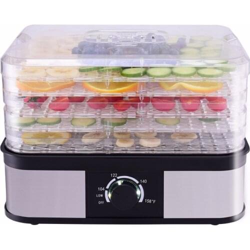 Home 5 Layers Portable Fruit and Vegetable Dehydration Machine Snacks Meat Food Dryer Health Efficient Dehydrator HW56444