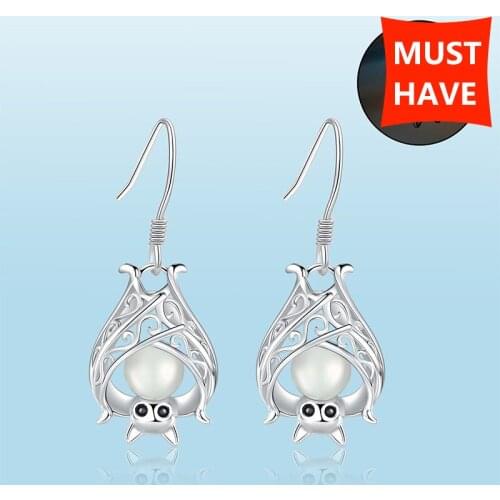 Женские серебрянные серьги StrollGirl China At AliExpress