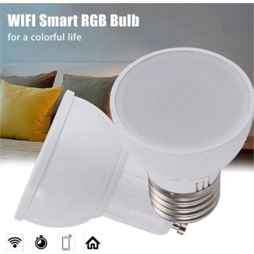 Home LED Smart Bulb WIFI Voice Remote Control Lamp Cup And Alexa With Google Home To Use Smart Home GU10/E27/GU5.3 RGB