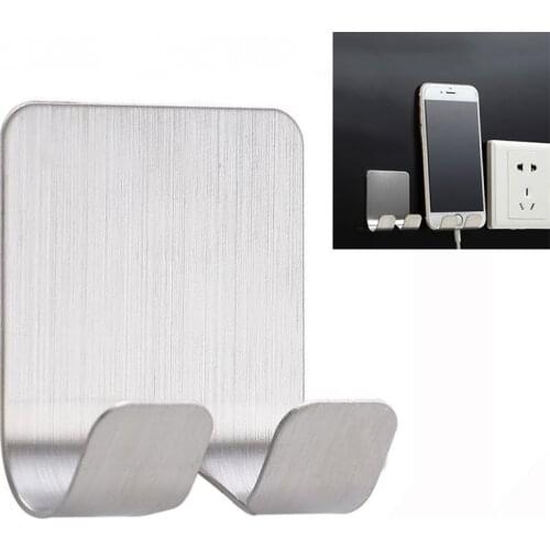 Universal Charging Holder Multi Mounted Organizer Storage Box Hanging Bracket Wall Holder Hook Stand Wall Door Mobile Phone