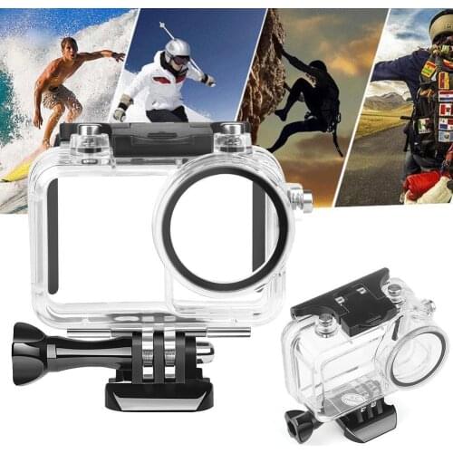 Camera Waterproof Case Sport Camera Waterproof Housing Accessories Osmo Action For DJI Housing Waterproof Case Box Diving N7S2