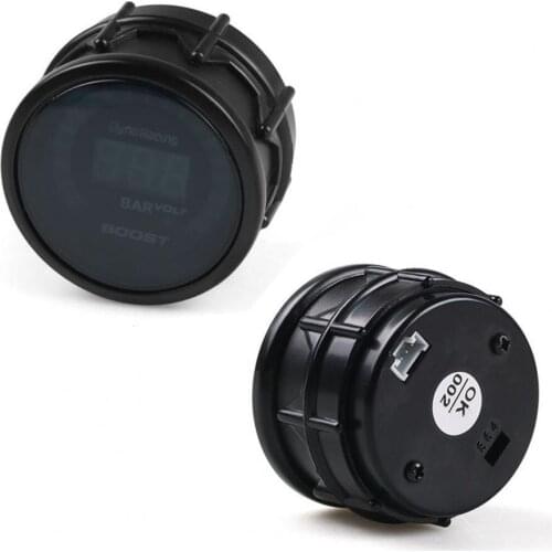 Turbo High Accuracy Boost Gauge 20 LED Durable 1-3Bar 52mm Adjustable Turbo Boost Controller for All 12V Cars Accessories