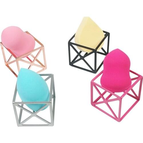 1pcs Square Puff Rack Makeup Sponge Gourd Powder Puff Rack Egg Powder Puff Bracket Box Dryer Organizer Beauty Shelf Holder Tools