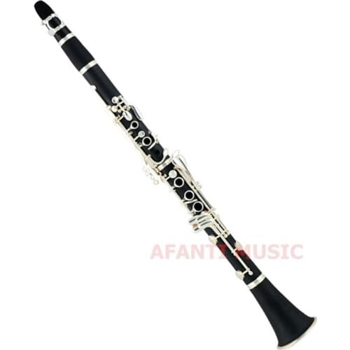 Afanti Music Falling Tune B / Synthetic Wood / Nickel Button Clarinet (CLA-111)