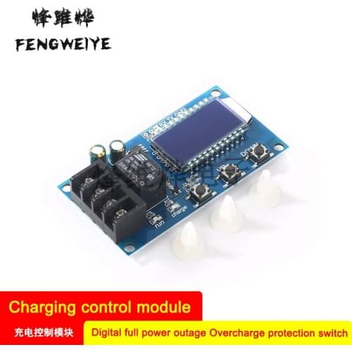 XY-L10A battery battery charging control module Digital full power failure overcharge protection switch 6-60V