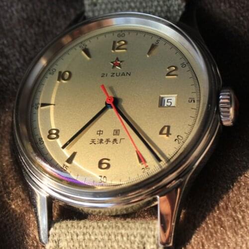 1963 Pilot Watch Mens Mechanical Wristwatch Men ETA ST2130 Automatic Movement Military Watches Men Complete Calendar Retro 2020