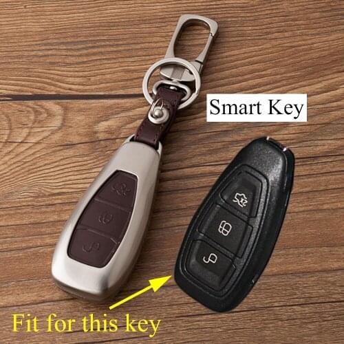 Key Shell Holder Case Fob Bag Box Cover Accessories Fit For Ford Focus Kuga Escape Mondeo Fiesta Smart 3 Buttons Parts Trim