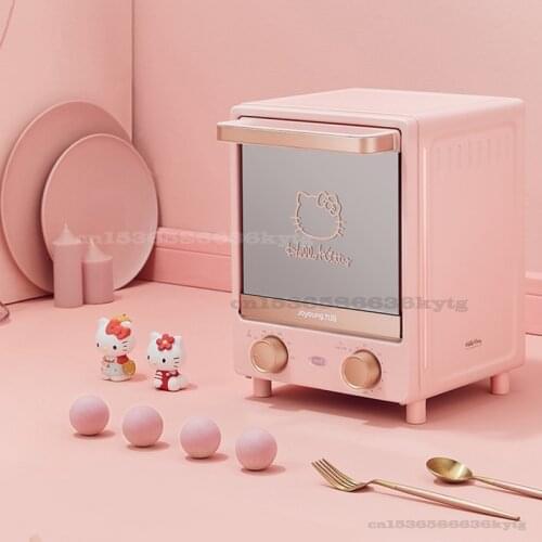 220V/800W Oven Home Mini Smart Baking Machine Cake Bread Chicken Wings Multi-function Cute Cartoon Electric Oven