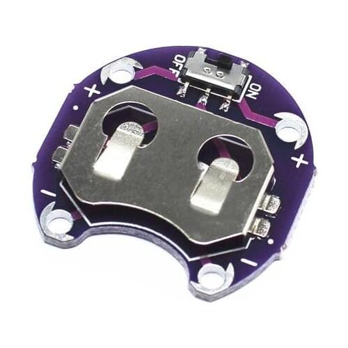 LilyPad Coin Cell Battery Holder CR2032 Battery Mount Module